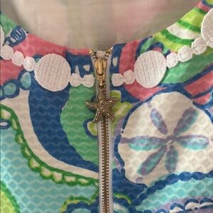 Lilly Pulitzer Colorful Dress with Starfish Detail